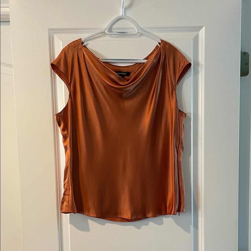 Elegant Orange 100% silk